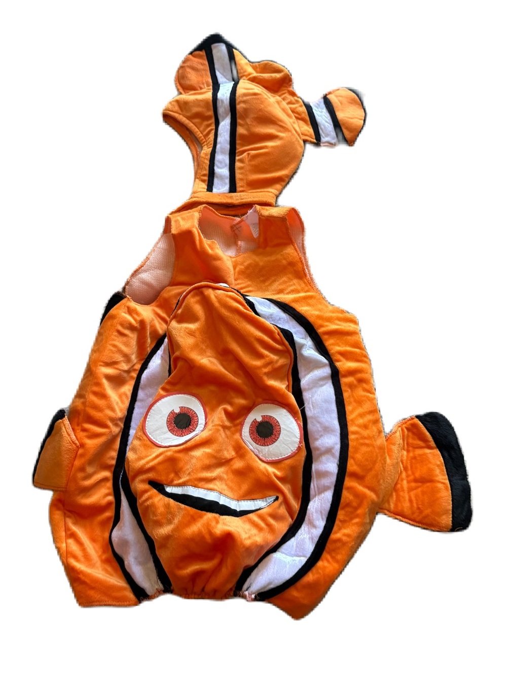Disney Nemo Plush Costume Small 4-6 Clown Fish Halloween World Land Cruise